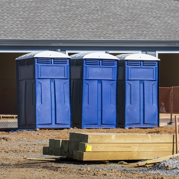 what is the maximum capacity for a single portable restroom in White Stone VA